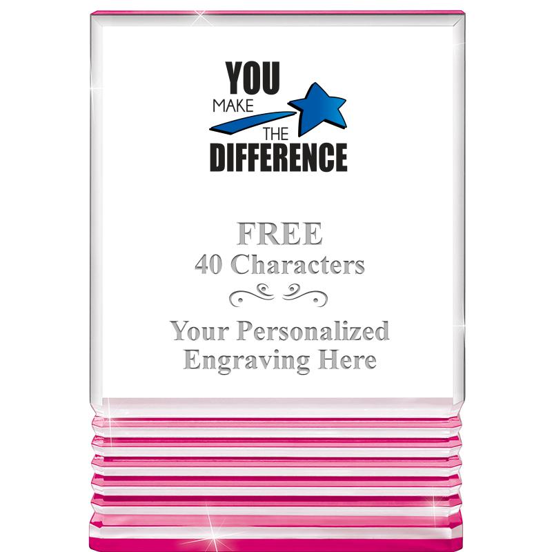 5" PINK ROCKWELL ACRYLIC