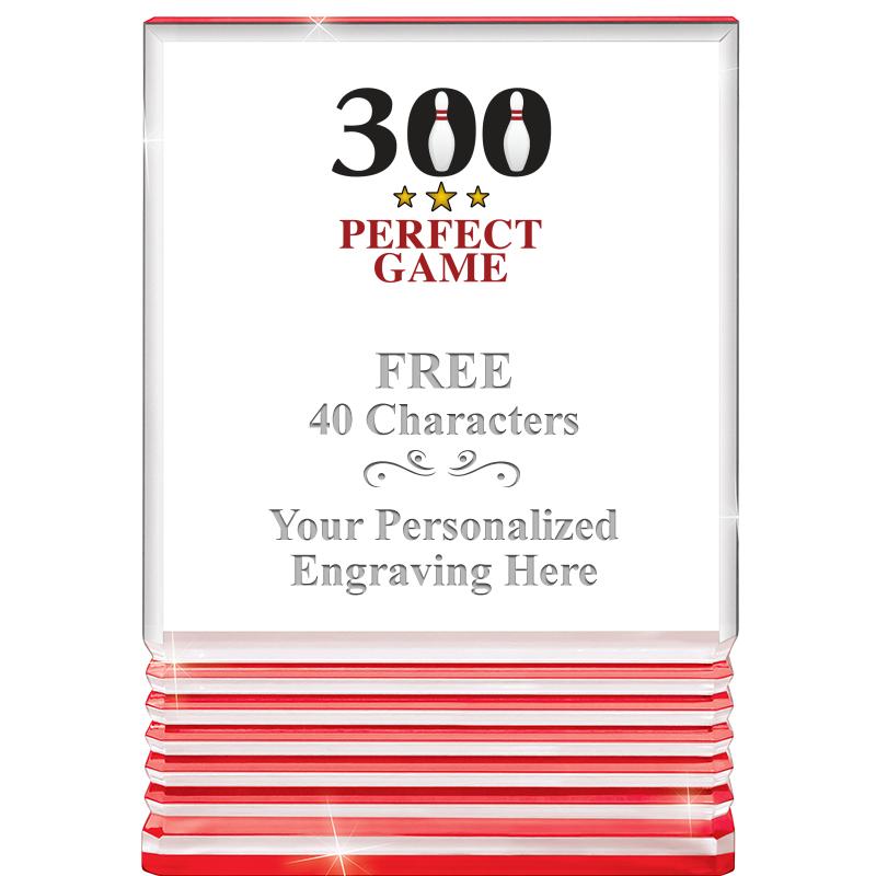 3.5"x5"RED ROCKWELL ACRYLIC