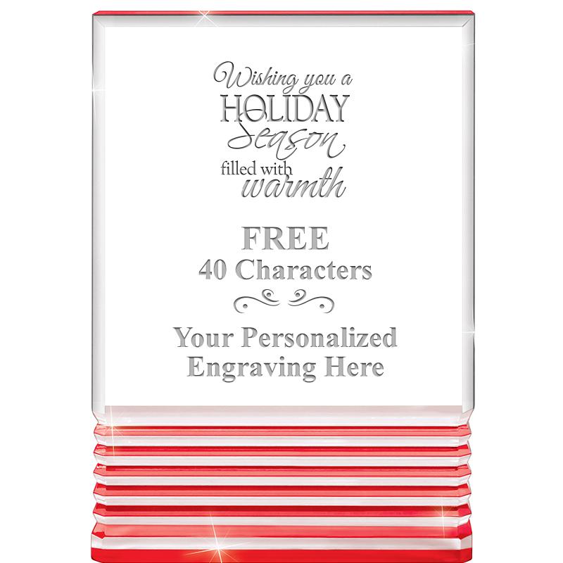 3.5"x5"RED ROCKWELL ACRYLIC