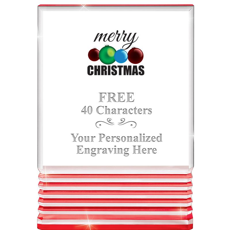 3.5"x5"RED ROCKWELL ACRYLIC