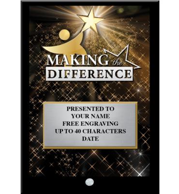 Making The Difference Economy Acrylic