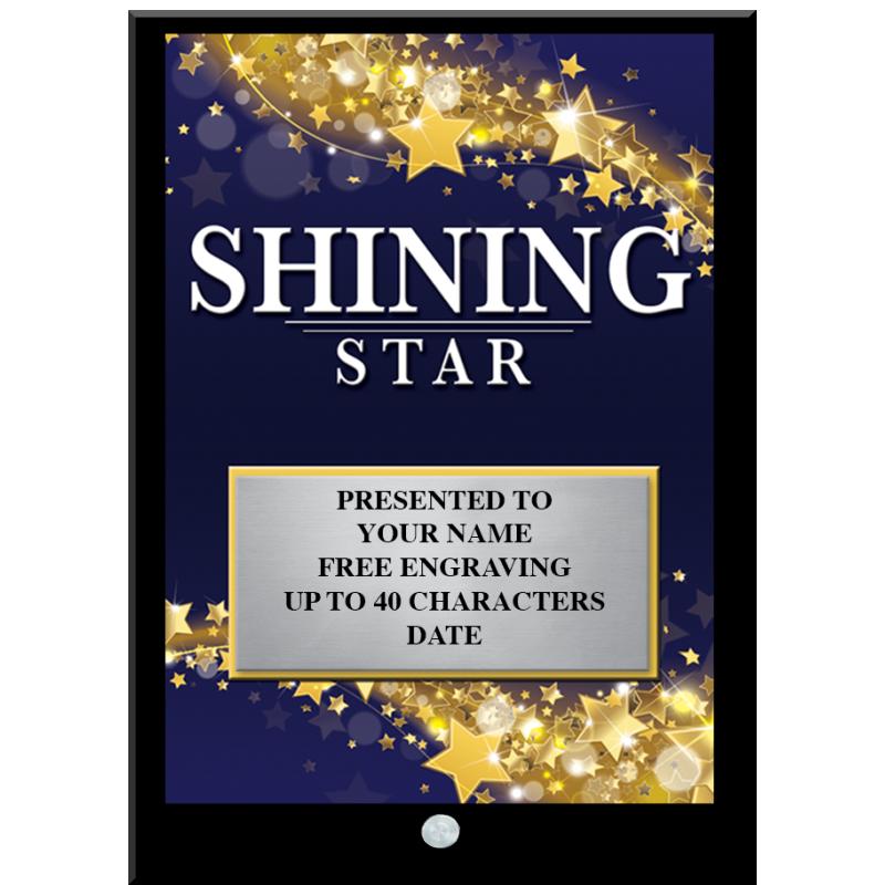 7" ECONOMY BLACK ACRYLIC