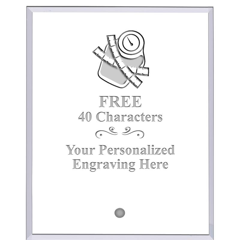 5" ECONOMY CLEAR ACRYLIC