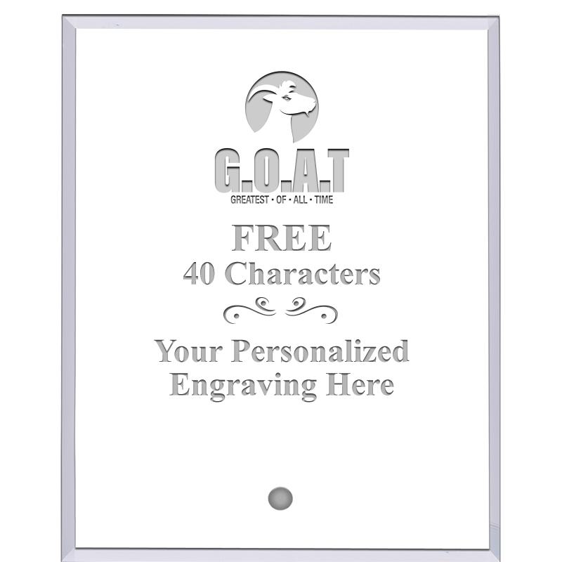 5" ECONOMY CLEAR ACRYLIC