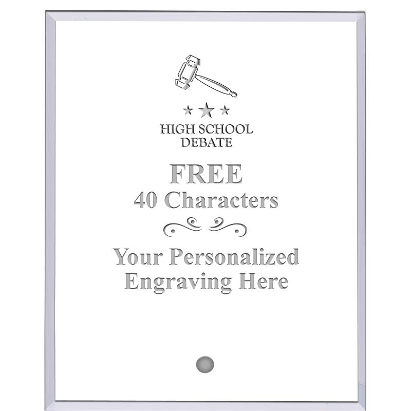 5" ECONOMY CLEAR ACRYLIC