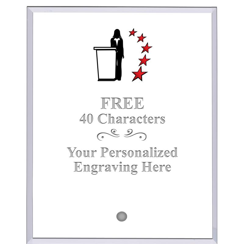 5" ECONOMY CLEAR ACRYLIC