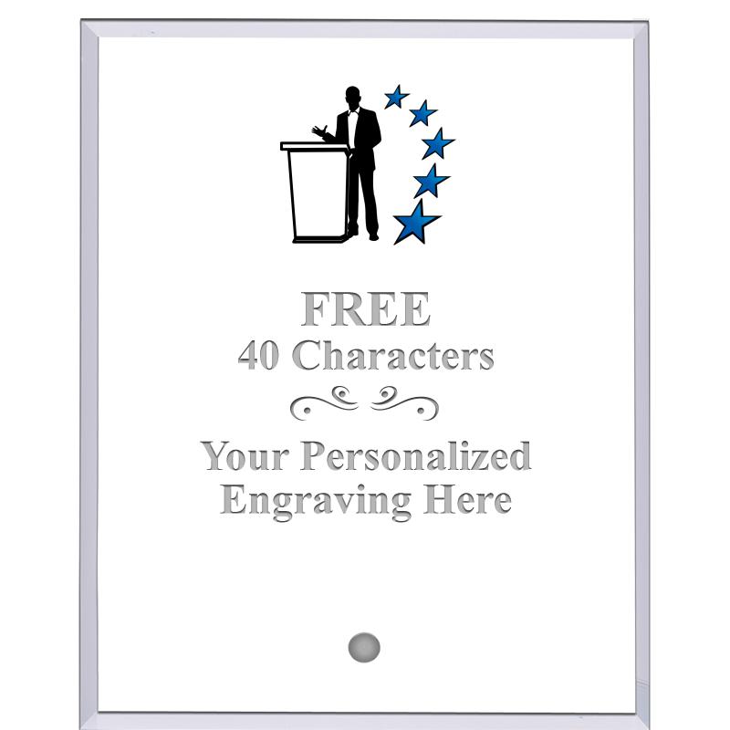 5" ECONOMY CLEAR ACRYLIC