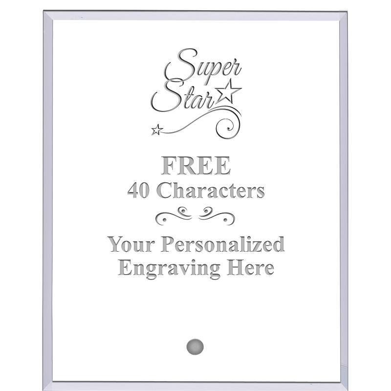 5" ECONOMY CLEAR ACRYLIC