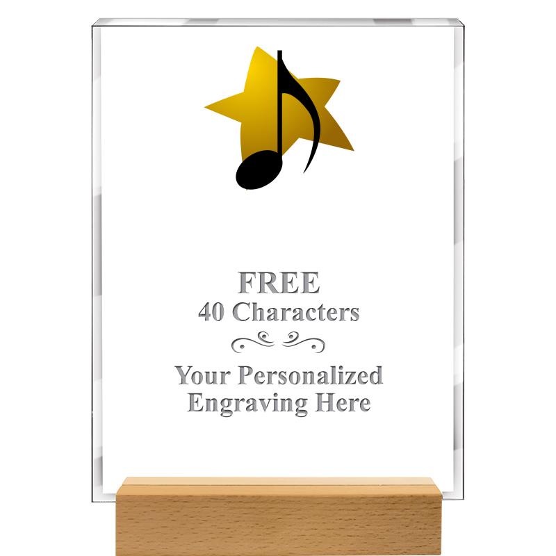 7x9 SHOWCASE ACR WOOD BASE