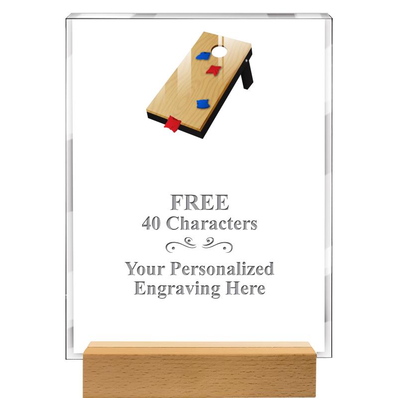 7x9 SHOWCASE ACR WOOD BASE