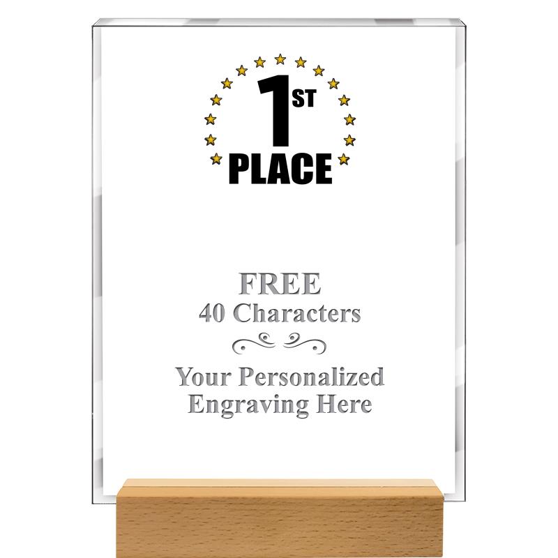 7x9 SHOWCASE ACR WOOD BASE