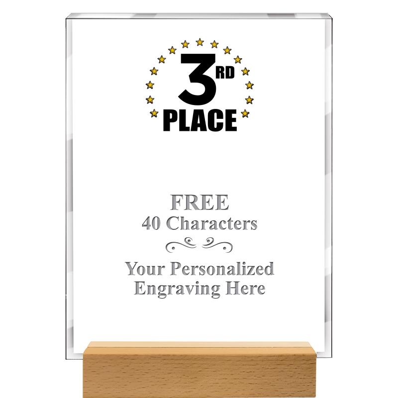 7x9 SHOWCASE ACR WOOD BASE