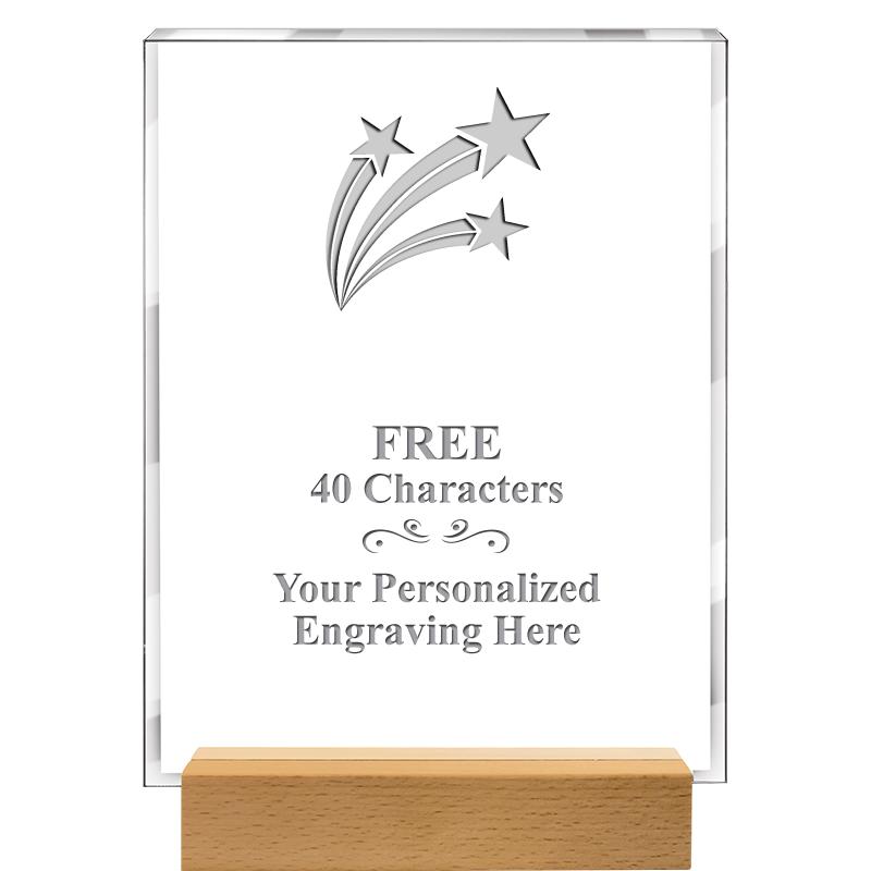 7x9 SHOWCASE ACR WOOD BASE