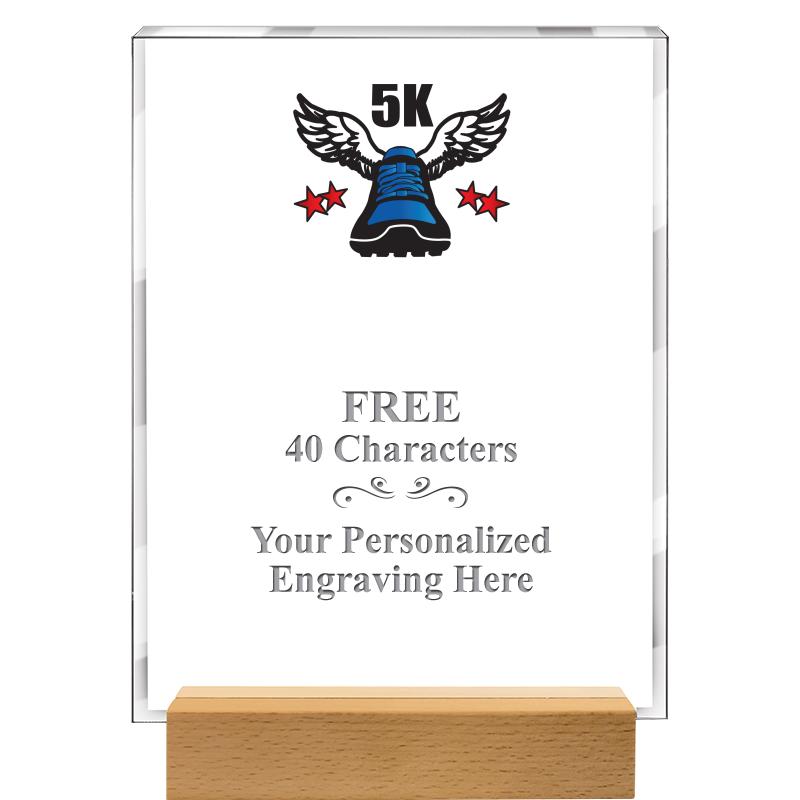 7x9 SHOWCASE ACR WOOD BASE