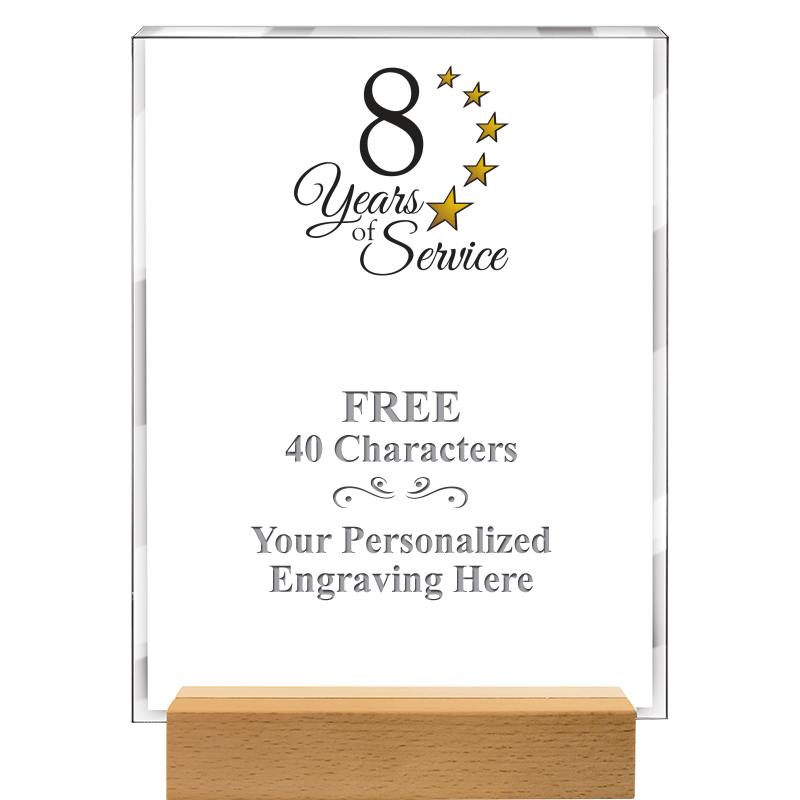 7x9 SHOWCASE ACR WOOD BASE