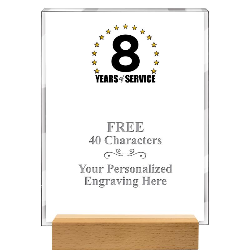 7x9 SHOWCASE ACR WOOD BASE