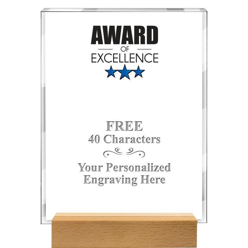 7x9 SHOWCASE ACR WOOD BASE