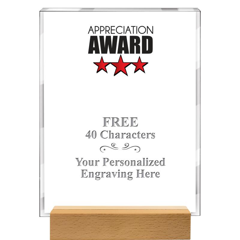 7x9 SHOWCASE ACR WOOD BASE