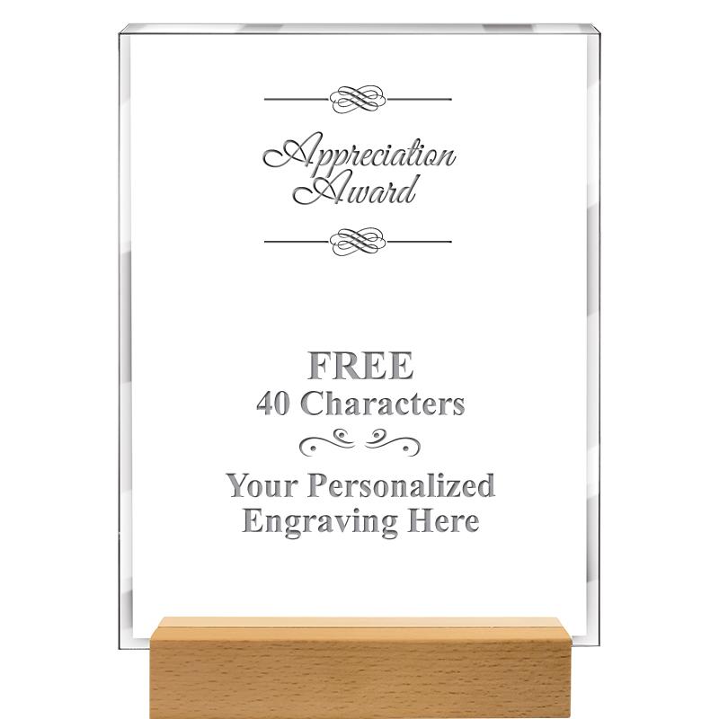 7x9 SHOWCASE ACR WOOD BASE