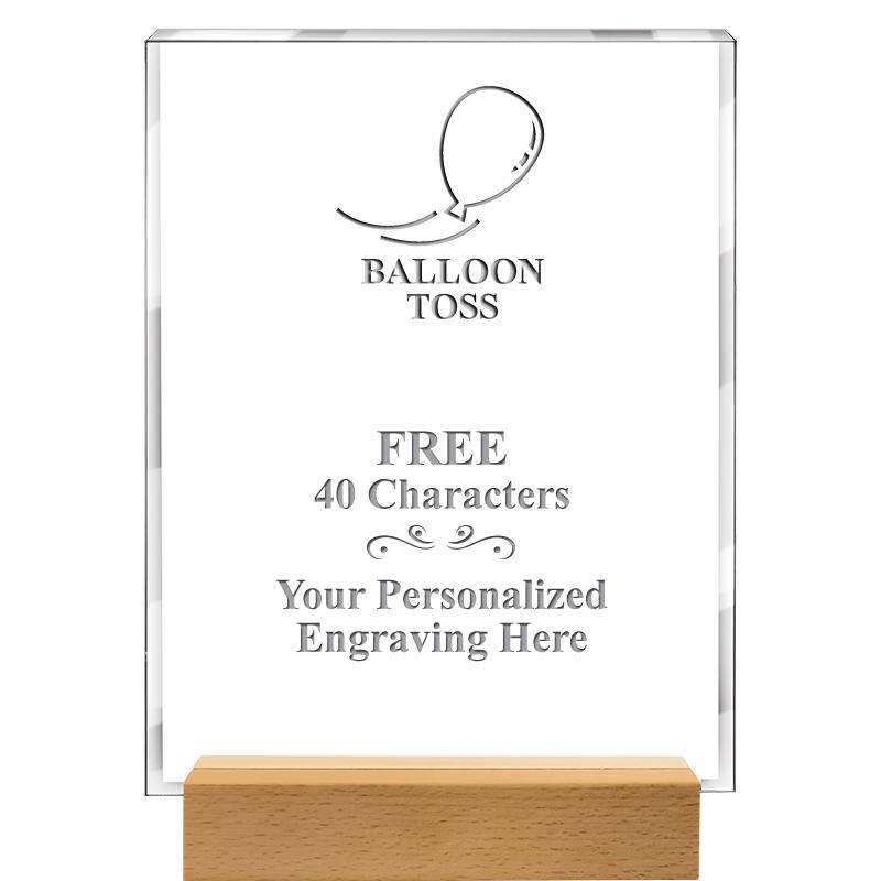 7x9 SHOWCASE ACR WOOD BASE