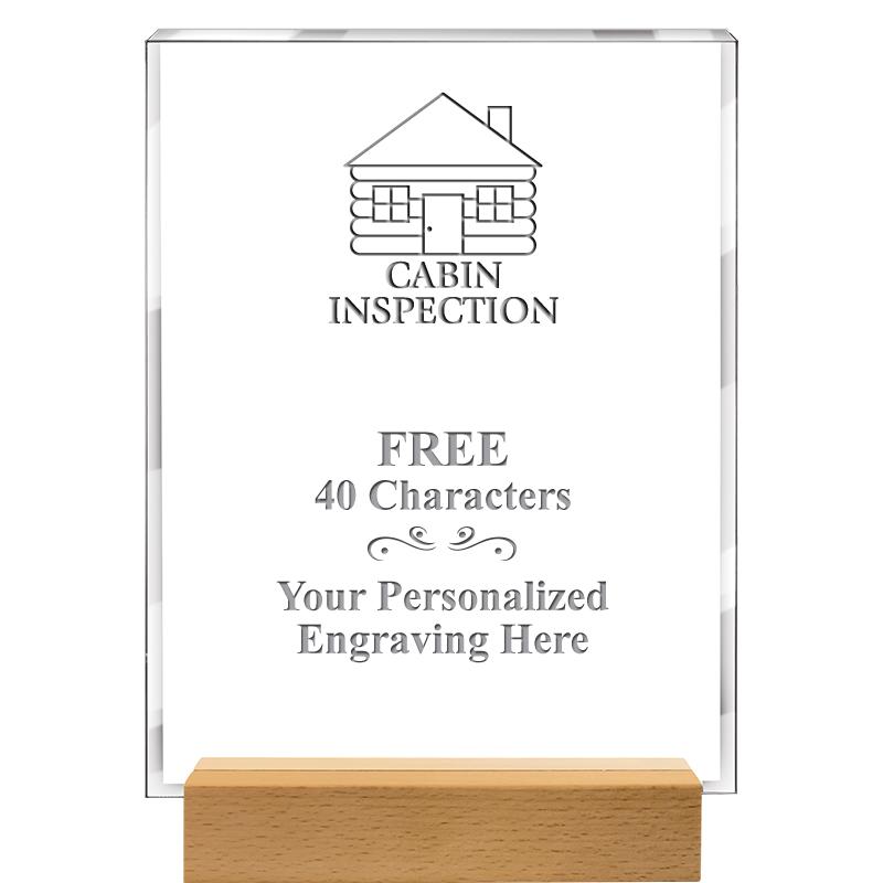 7x9 SHOWCASE ACR WOOD BASE