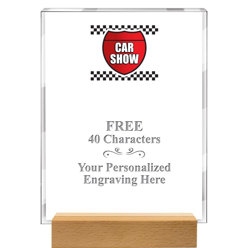 7x9 SHOWCASE ACR WOOD BASE