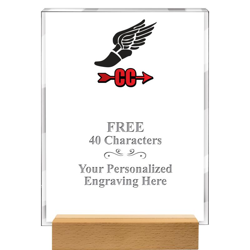 7x9 SHOWCASE ACR WOOD BASE