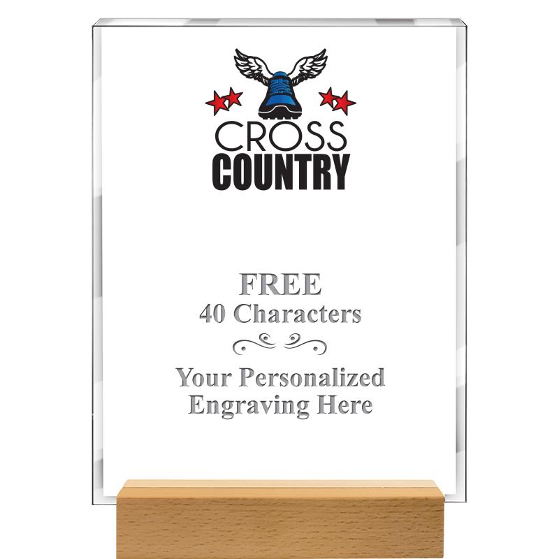 7x9 SHOWCASE ACR WOOD BASE