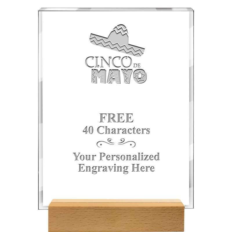 7x9 SHOWCASE ACR WOOD BASE