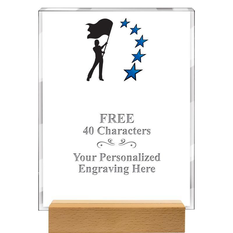 7x9 SHOWCASE ACR WOOD BASE