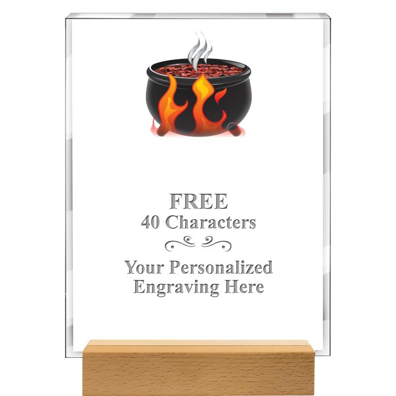 7x9 SHOWCASE ACR WOOD BASE