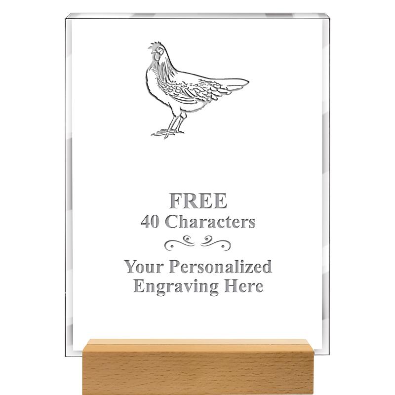 7x9 SHOWCASE ACR WOOD BASE