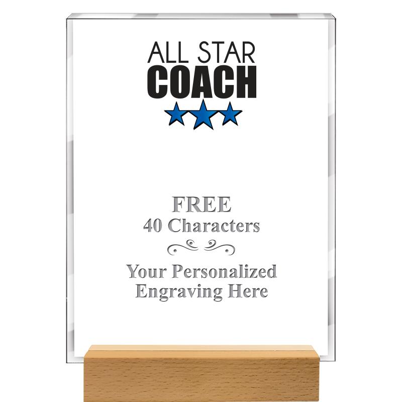 7x9 SHOWCASE ACR WOOD BASE