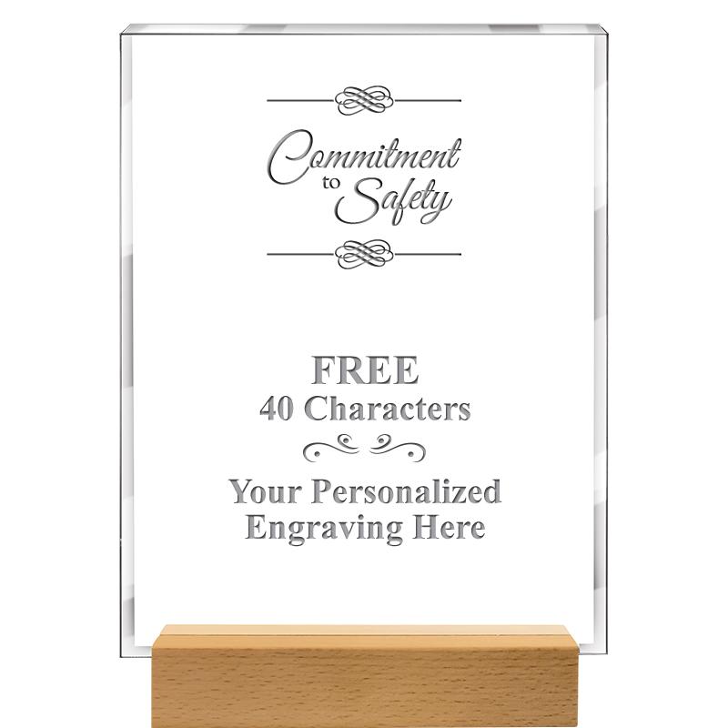 7x9 SHOWCASE ACR WOOD BASE