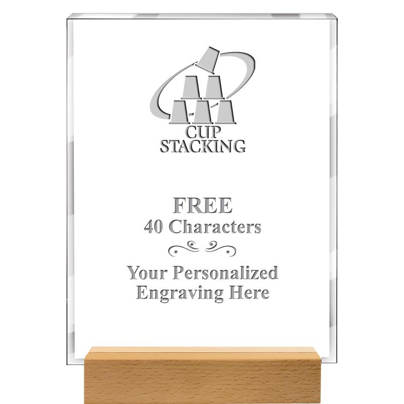 7x9 SHOWCASE ACR WOOD BASE