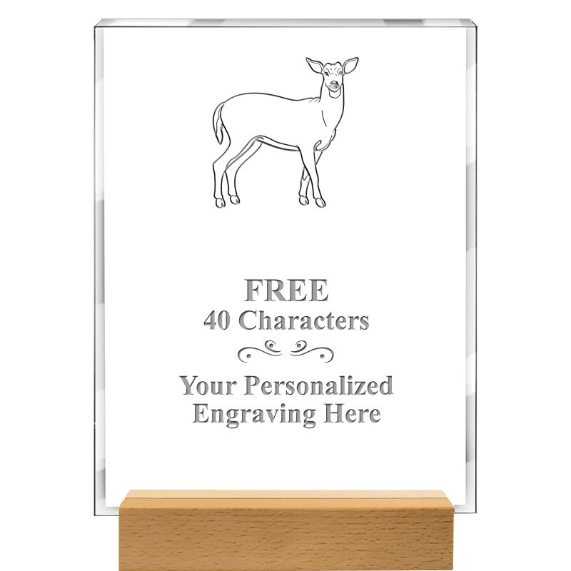 7x9 SHOWCASE ACR WOOD BASE