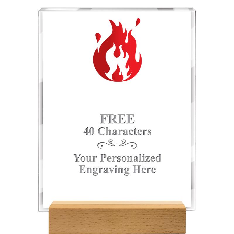 7x9 SHOWCASE ACR WOOD BASE