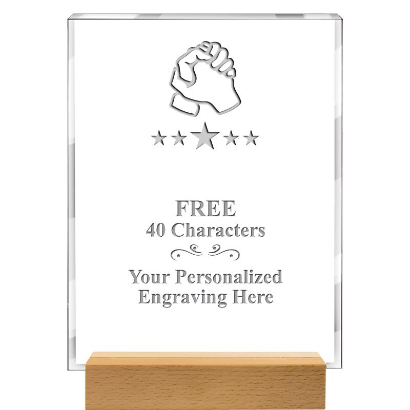 7x9 SHOWCASE ACR WOOD BASE