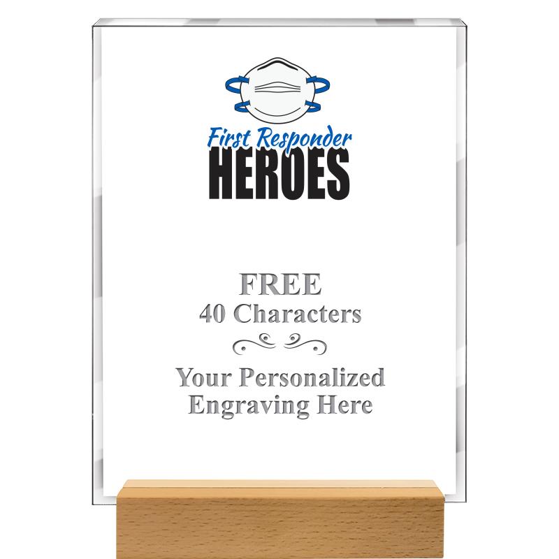 7x9 SHOWCASE ACR WOOD BASE