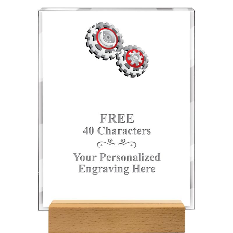 7x9 SHOWCASE ACR WOOD BASE