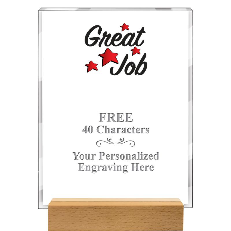 7x9 SHOWCASE ACR WOOD BASE