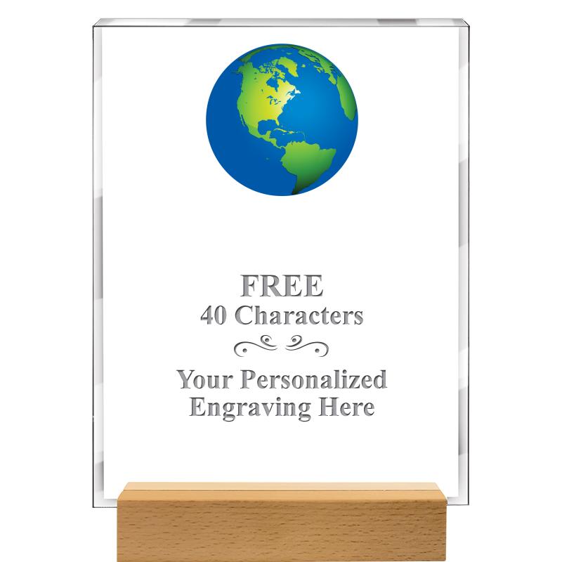 7x9 SHOWCASE ACR WOOD BASE