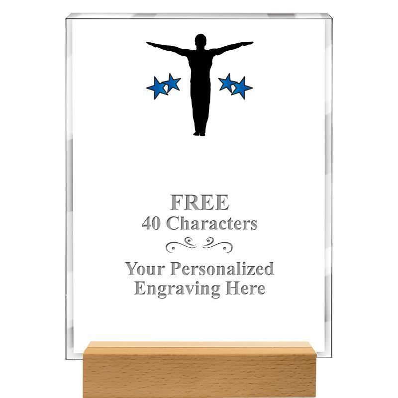 7x9 SHOWCASE ACR WOOD BASE