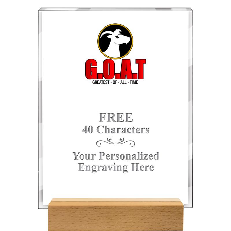 7x9 SHOWCASE ACR WOOD BASE