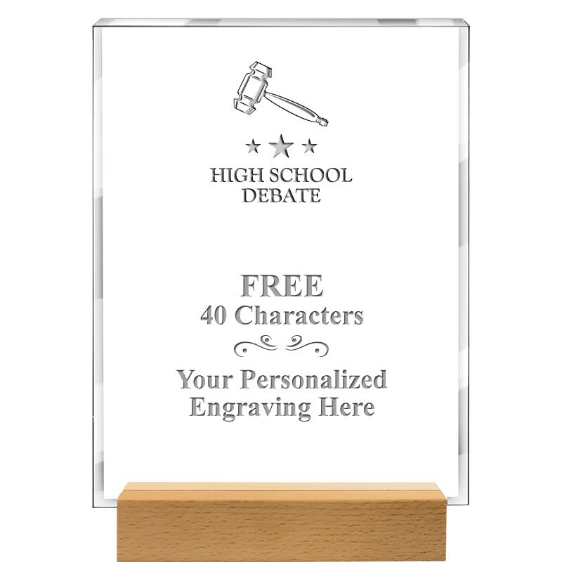 7x9 SHOWCASE ACR WOOD BASE