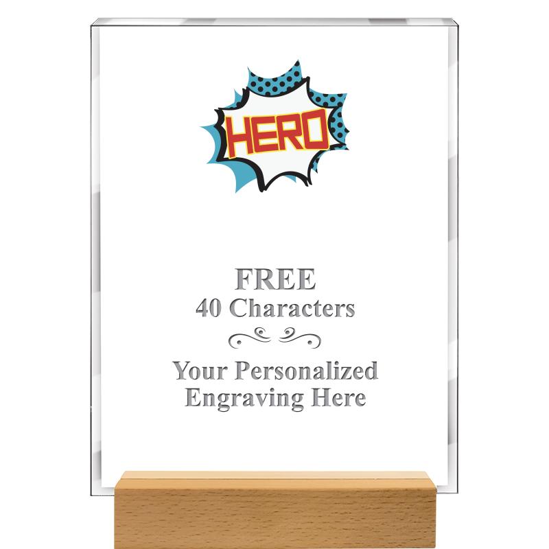 7x9 SHOWCASE ACR WOOD BASE