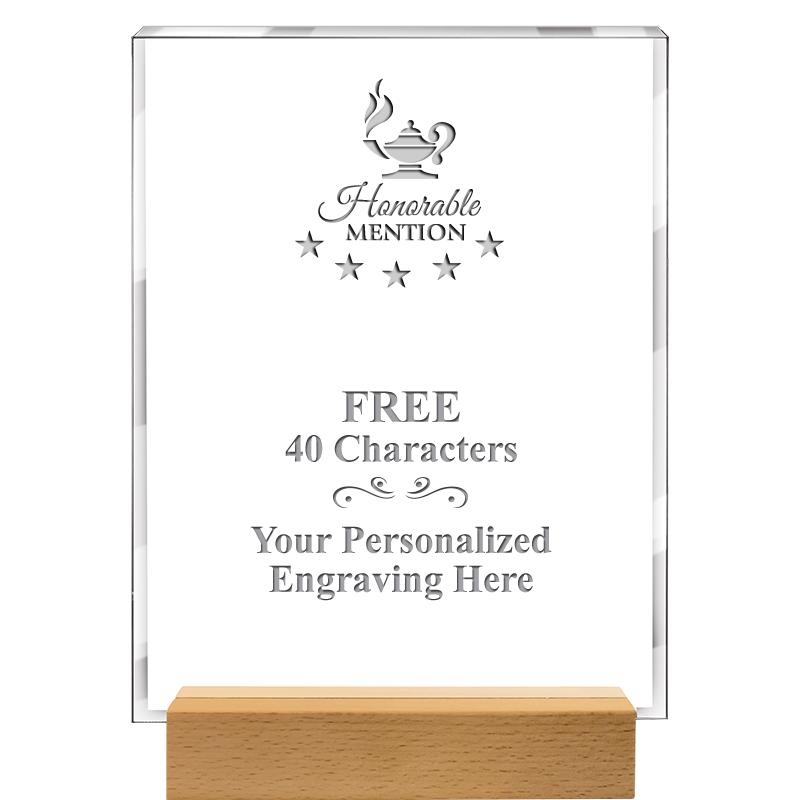 7x9 SHOWCASE ACR WOOD BASE