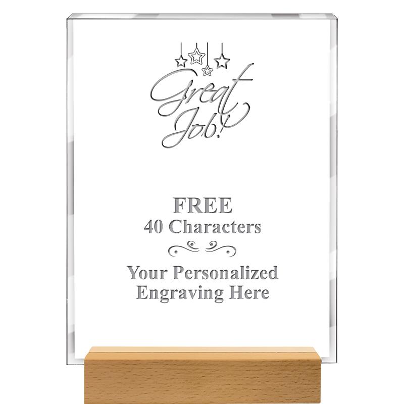 7x9 SHOWCASE ACR WOOD BASE