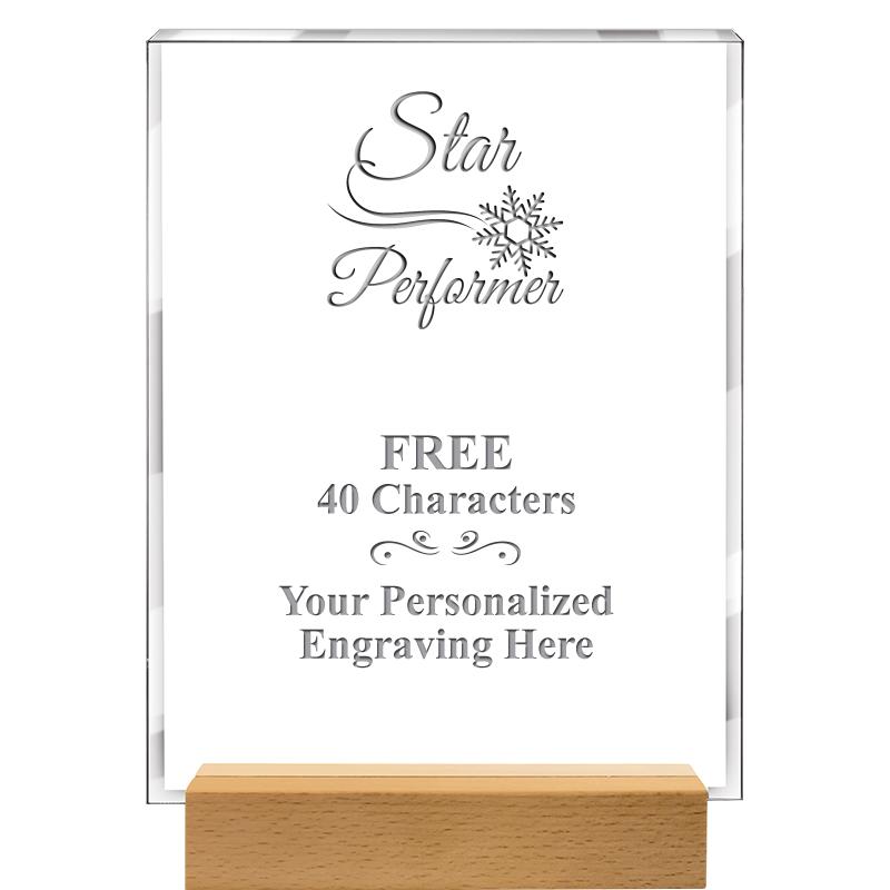 7x9 SHOWCASE ACR WOOD BASE