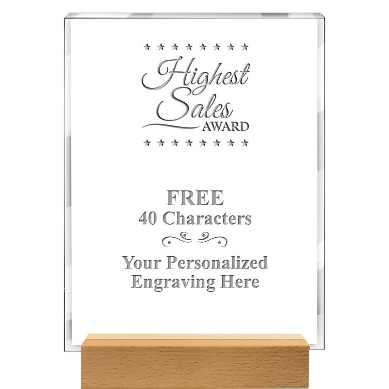 7x9 SHOWCASE ACR WOOD BASE